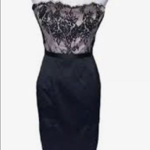 WHBM strapless dress